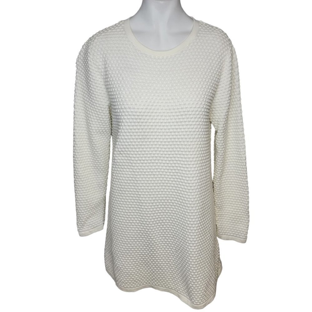 COS Textured Knit Long  Sleeve Sweater
